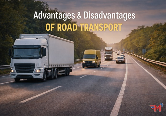 advantages & disadvantages of road transport